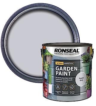 Ronseal Garden Paint Pewter Grey 2.5L