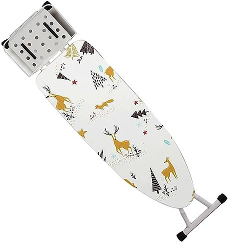 BtpOuy Tabla de Planchar Plegable, Bandeja Resistente al Calor, Tabla de Planchar, Cubierta de Tabla de Planchar de Tubo de Acero rociado de plástico para Planchar Ropa