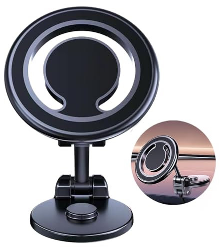 QUEMISS Porta Cellulare Auto Supproto Telefono Auto Adesivo Rotante Cellulare Applicare Per Console Compatibile Con Tutti Gli Smartphone iphone Huawei, Xiaomi Samsung