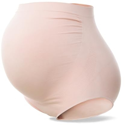 SUNNYBUY Culotte de maternité Taille Haute sans Couture pour Femme, Chair, X-Large