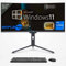 SIMPLETEK - PC All In One 34 Curvo FHD | Core i7 | Windows 11 Pro | 16GB RAM | 240GB SSD | Webcam Integrata 5MP | WiFi6 e BT 5.2