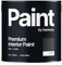 Hemway - Premium Interior Paint - Caviar Black 2.5 L | Indoor Matt Finish, Acrylic & Water-Based Emulsion | Quick Dry & High Coverage for the Kitchen, Bathroom & Bedroom