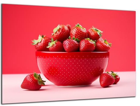 Munera Design - Bild 40x60 - Erdbeeren - Wand-Bilder Küche Ess-Zimmer