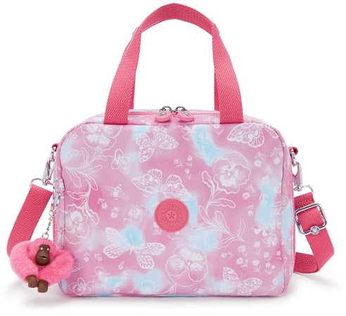 Kipling MIYO Grande boîte à lunch, pochettes, étuis, Garden Clouds (Rose)