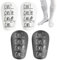 Feliciay Fußball Schienbeinschoner,Kinder Fußball Schienbeinschoner für Kinder und Herren,Mini Beinschutz für Erwachsene & Kinder,Sports Shin Pads, Fußball-Schutzzubehör der Beine（Schwarz+Weiß）
