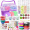 Nano Tape Bubble Kit for Kids 5 * 5m Nano Double Sided Tape for Making Bubbles,500+ Fillings DIY Nano Bubble Tape with Pump Sequins Glitter Powder Stickers,Novelty Toy for Girls Boy