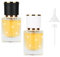 2 Piezas Vidrio Atomizador Perfume, 30 ml Botellas Vacías de Perfume de Vidrio, Atomizador Pulverizador Recargable con Bomba Atomizadora y Embudo, Pulverizador Dispensador Perfume Viaje