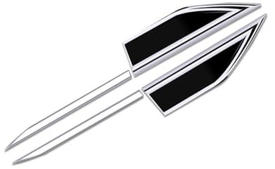 WSXCDE Auto Emblem Aufkleber, für VW T-Cross t-Cross 2008-2023 2024 3D Karosserie selbstklebend Emblem Aufkleber Frontgrill Karosserie Kofferraum Dekoration Aufkleber,A