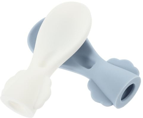 2 Stück Silikon Babylöffel Für Quetschbeutel Wiederverwendbare Fütterlöffel Für Babybrei Ideal Für Selbsternährung Und Fütterung Zu Hause