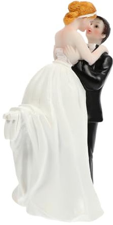 TOYANDONA 1 Stück Braut Und Bräutigam Ornamente Party Kuchen Harz Topper Hochzeitstorte Topper Hochzeitstorte Schmuck Hochzeit Party Kuchen er Dessert er