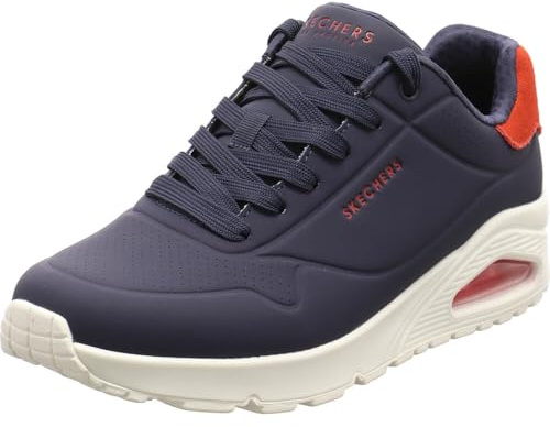 Skechers Herren UNO - Tailored AirSneaker | Freizeitschuh, luftgekühlter Memory-Schaum, Skech-Air, Schnürschuh