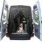 Vanhoxcci Van Bug Screen with Privacy Panel Fit for Mercedes Sprinter 2007-2024 High Roof Rear Door Mosquito Net Campervans Flyscreen Mesh, Center Magnetic Closure
