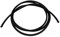 1 Metre Length of Black PVC Electrical Wire Sleeving 3mm
