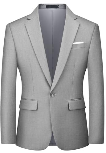 Autsel Blazer Homme Slim Fit Veste de Costume Formel Veston Classique