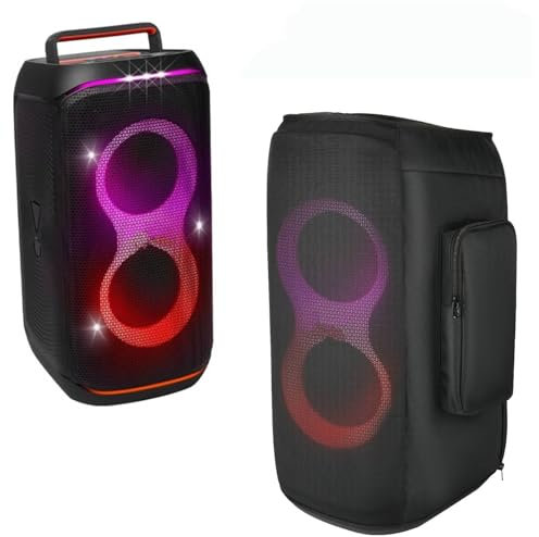Travel Protective Case for JBL PartyBox Club 120 Portable Party Speaker, Portable Speaker Carrying Storage Case Dust Cover for PartyBox Club120 Speaker with Microphone Side Pocket