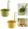 2 piezas de cesta colador para fregadero, colador de desagüe, fregadero con asa, cesta de colador, colador colgante, colador, cesta de filtro, colador para fregadero de cocina (verde y amarillo)