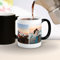 Cristal Plaque Taza Mágica Personalizada para Parejas dos Fotos y nombres – Acabado Premium, Asa Ergonómica– Regalo Día de San Valentín, Cumpleaños y Aniversario