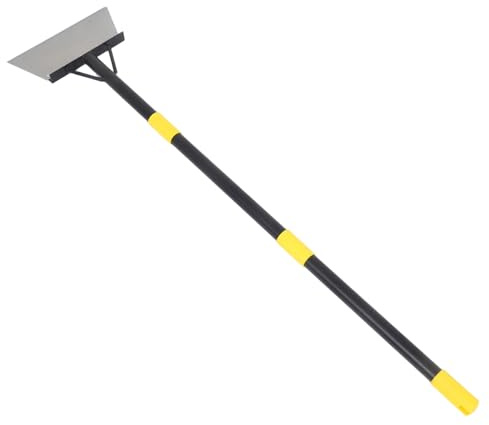 Flacher Gartenspaten mit Verstellbarem Stiel aus Kohlenstoffstahl