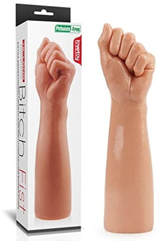 King Cock Sized Realistic Bitch Fist 12&Quot;, Weiße Hautfarbe, 990 g