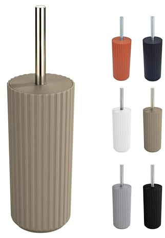 WK Alstar Enclosed Toilet Brush and Holder (Biege)