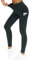 THE GYM PEOPLE Damen Capri Leggings, anthrazit, XL