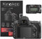 kinokoo Gehärtetes Glas für Nikon D750 Kristallklarer Film Nikon Displayschutzfolie mit oberer Displayschutzfolie(2er Pack)