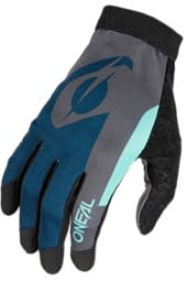 O'NEAL | Fahrrad- & Motocross-Handschuhe | MX MTB DH FR Downhill Freeride | Unser leichtester & bequemster Handschuh, Nanofront®- Handpartie | AMX Glove | Erwachsene | Blau Grau | Größe S