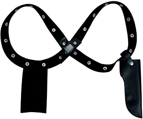 Inception Pro infinite Holster – Kostüm – Harley – Damen – Mädchen – Karneval – Halloween – Cosplay – Suicide – Film – Geschenkidee für Weihnachten und Geburtstag, Schwarz , Donna: Taglia unica