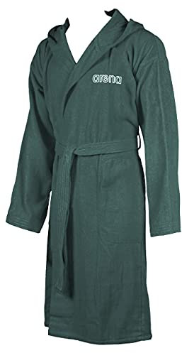 ARENA Zeppelin Light Accappatoio Uomo e Donna in Cotone, Accappatoio Cotone con Cappuccio e Tasche, Accappatoio Unisex in Spugna, Comodo e Leggero