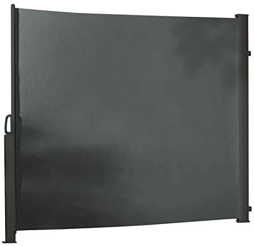 Ideanature Brise-Vue Enroulable 1.8 x 3 m Sunny Slide, Gris