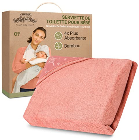 BabyToLove Serviette Papillon bébé en Fibres de Bambou Ultra Doux | Cape de Bain absorbante idéale pour la Naissance, liste ou Coffret Cadeau bébé Fille | Pink Forest