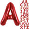 TONIFUL 40 Zoll große leuchtend rote Buchstabenballons A-Z, riesige Heliumfolie großer Buchstabe A Ballon für Geburtstagsfeier Jahrestag Hochzeit Dekoration.