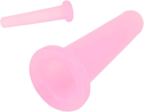 2-teiliges Schröpftherapie Set für Gesicht, Schröpf Vakuum Saug Massageschalen für Hals-Augen-Haut, Lösen von Faszien, Lymphdrainage oder Natürliche Schmerzlinderung(Rosa)