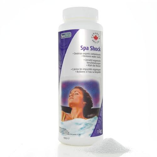 CANADIAN SPA CO. Poolschocker 1 kg, Aktivsauerstoff Granulat für eine chlorfreie Wasserpflege im Pool