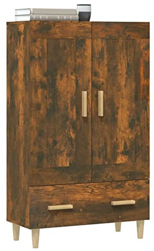 Tidyard Highboard Sideboard Holzschrank Schrank Anrichte Beistellschrank Aktenschrank Mehrzweckschrank Standschrank Wohnzimmer Bücherschrank Büroschrank Vitrinenschrank Standvitrine Räuchereiche