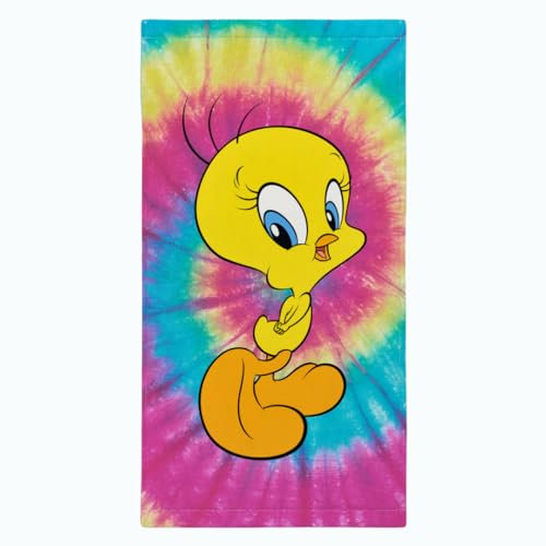 Franco The Looney Tunes Tweety Bird Badetuch, superweich, Baumwolle, für Bad, Pool, Strand, 152,4 x 76,2 cm, offizielles Lizenzprodukt, Sammlerstücke