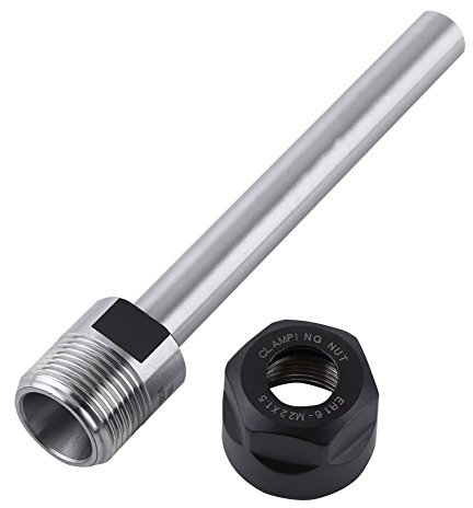 Er16 Collet Chuck Fresado Varilla de Extensión Metal C12‑Er16‑100L Collet Vástago Recto Portabrocas Cnc Herramienta de Fresado Extensión Torno Varilla