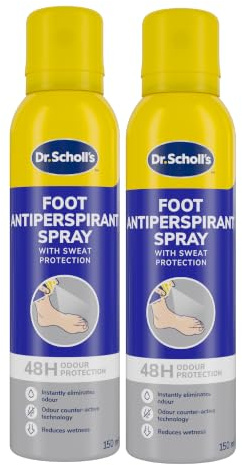 Dr. Scholl's Fresh Step Antiperspirant Spray, 96 gm (Pack of 2)