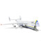NUOTIE AN-225 Mriya Kit di Aeromodelli in Scala 1:200 Modello di Aeroplano da Trasporto in Metallo Verniciato Ucraino da 17,3 Pollici con Espositore Kit Modello di Aeroplano per Adulti Regalo