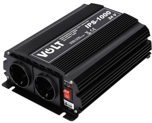 Spannungswandler 24V auf 230V 700W 1000W Wechselrichter Inverter Reiner Sinus