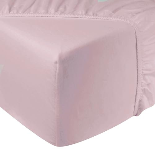 DoubleDry Flanell Spannbettlaken 140x200 cm – Spannbettlaken aus 100% Baumwolle – Öko-TEX-Zertifiziert – Weiches und atmungsaktives Bettlaken – Passend für Matratzen bis zu 28 cm (Rosa)