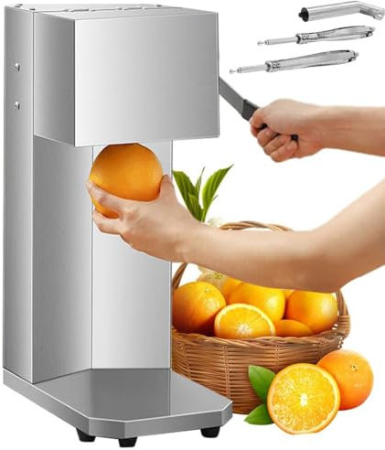 Commercial Citrus Juicer Extractor Machine, Electric Fresh Juice Blender, Stainless Steel Citrus Squeezer and Crusher, 3s Fast Juicing, for Orange Lemon Lime Grapefruit Pitaya Watermelon