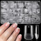 ERBO Kurze Quadrat Nageltips, 504 Stück Nagel Tips, Full Cover Nail Tips, Kurze Square Nagelspitzen, Nageltips für Gelnägel, Fake Nails, für Nagelstudios und Diy Nail Art Zu Hause, 12 Größen