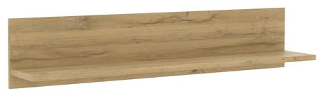 möbelando Wandboard >Havanna< in Alteiche Dekor - 125x25,6x21,9cm (BxHxT)