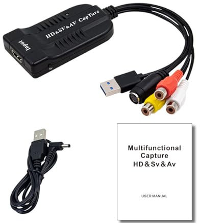 XINGLIDA USB Videoaufnahmekarte Für Mehrere Quellen Zum Digitalkonverter. Bearbeiten Und Aufzeichnen Von Videos Von Verschiedenen Geräten