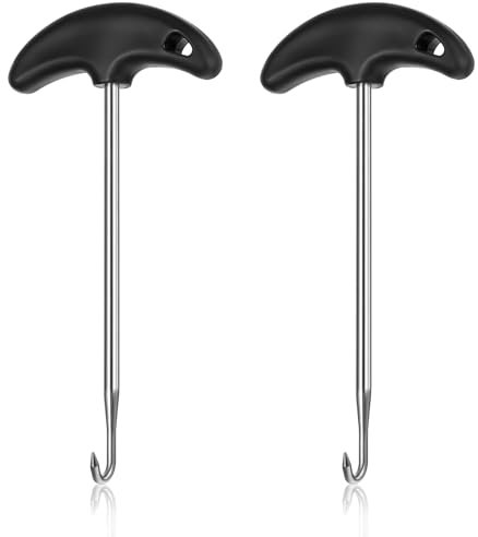 2 Stück Schlittschuh Spanner, Schlittschuh Spitzenspanner, Schlittschuhe Haken Schnürsenkelhaken Tragbarer Haken Eislaufschuh Straffer Spitze Abzieher Werkzeug für Schlittschuhe oder Inliner
