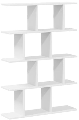 vidaXL Wall Cube Shelf 12 Compartments White Engineered Wood