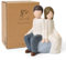 Faumsut Brother and Sister Figurines, Gifts for Sister from Brother, Gift for Brothers from Sisters to Celebrate Unbreakable Bonds