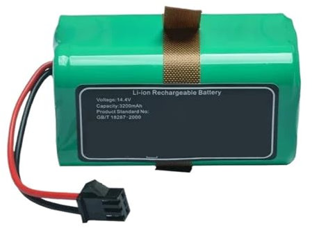WFGJSK Batería de Repuesto de 14,4 V y 3200 mAh for aspiradora Robot, Accesorios y Piezas compatibles con IKOHS Netbot S14 S15