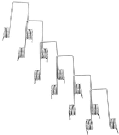 HOLIDYOYO 6 Stück Edelstahl Torsionsfedern Für Mülltonnen Deckel Robuste Metallfedern Mit Hoher Elastizität Universell Einsetzbar Für Haus Und Werkstatt